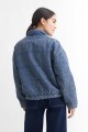 Campera con padding AZUL