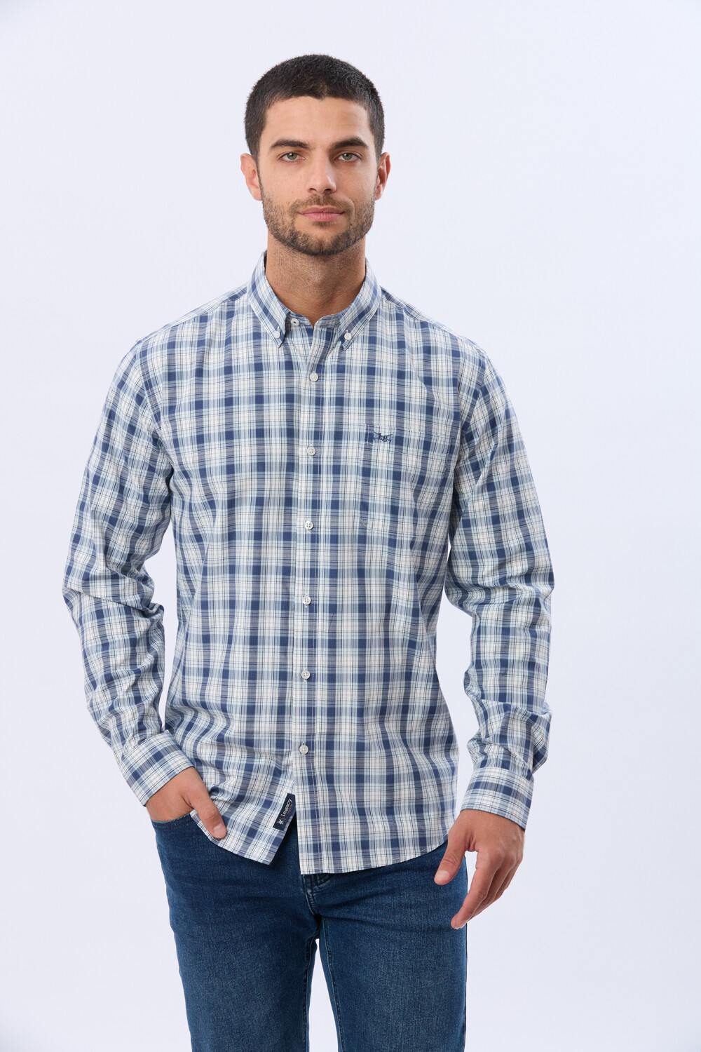 CAMISA CUADROS Azul