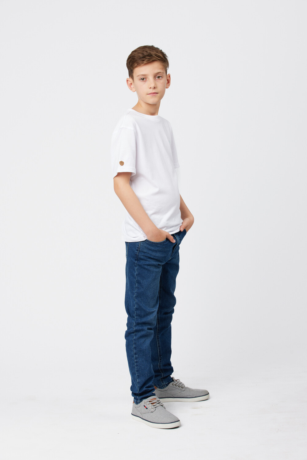 PANTALÓN DE JEAN SKINNY Azul Oscuro