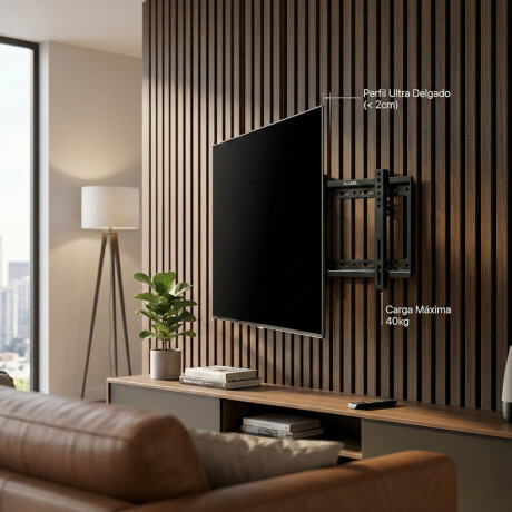 Soporte fijo de TV Klasse | Acero resistencia SPCC | Color negro Soporte fijo de TV Klasse | Acero resistencia SPCC | Color negro