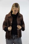 Campera Flecos Marrón