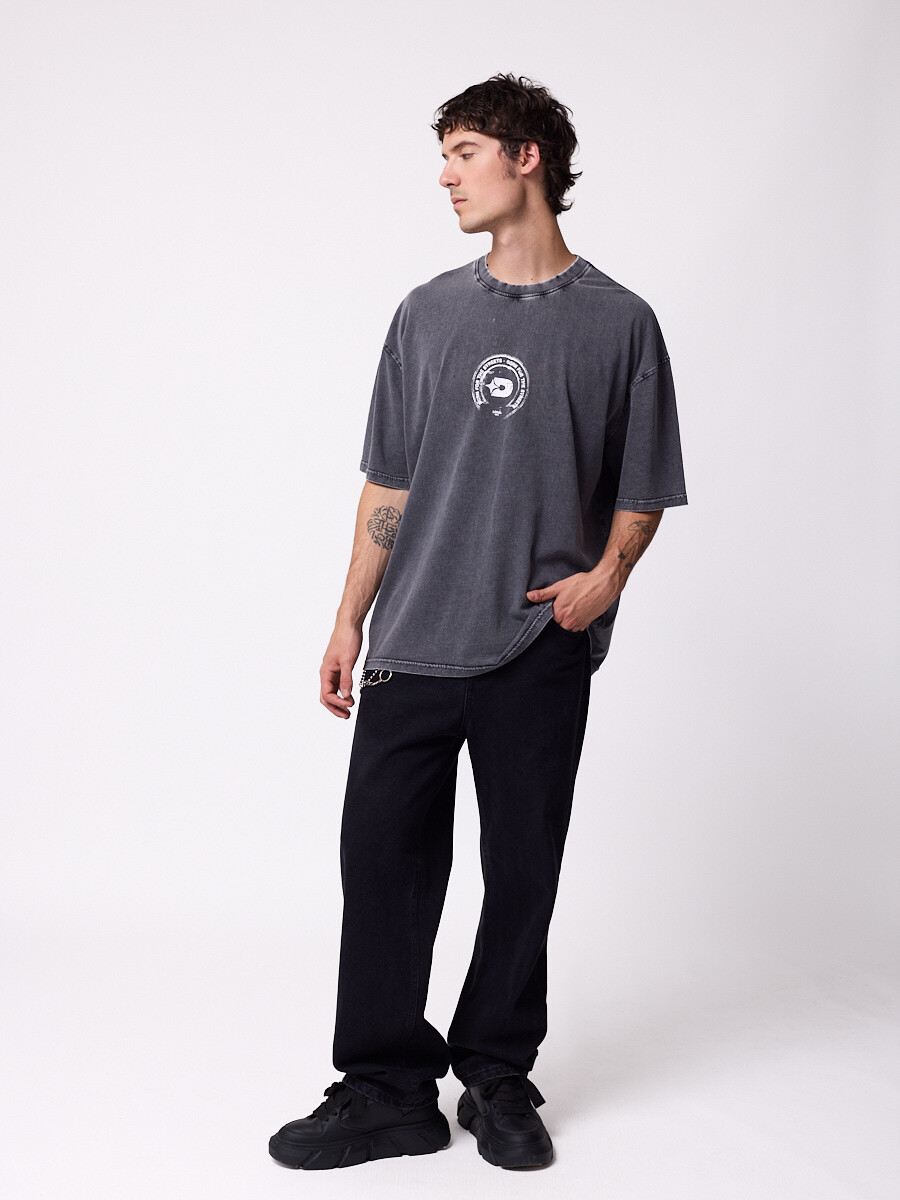 T-SHIRT RIVERSO DIXIE Gris Oscuro