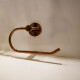 PORTA ROLLO METAL BRILLO LINEA MODENA COLOR ROSE GOLDEN BRONCE-ROSE GOLD