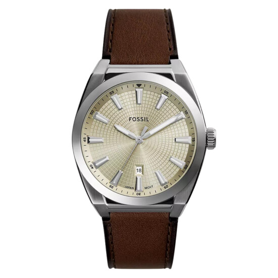 Reloj Fossil Everett Cuero Marrón FS6071 0