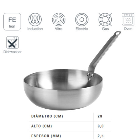 Sartén honda Ferrum 28 cm Sartén honda Ferrum 28 cm