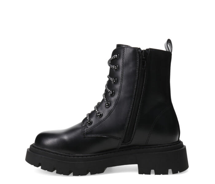 Bota PAIA acordonada y con elastico Black