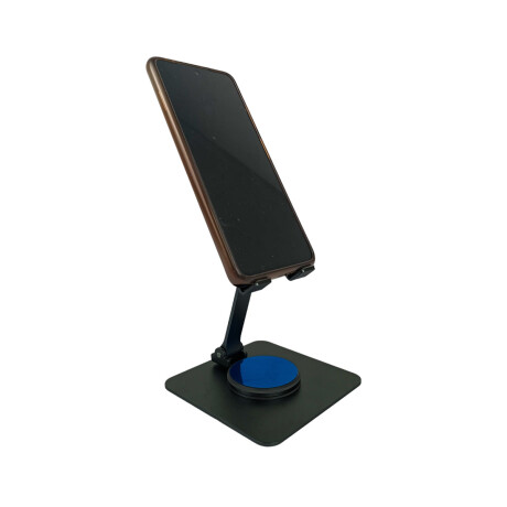 Soporte con pie para celular o tablet Negro