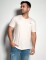 Remera lisa escote V Vex Beige