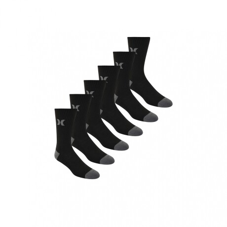 Medias Hurley de Hombre 6pk - Black / White / Grey Black