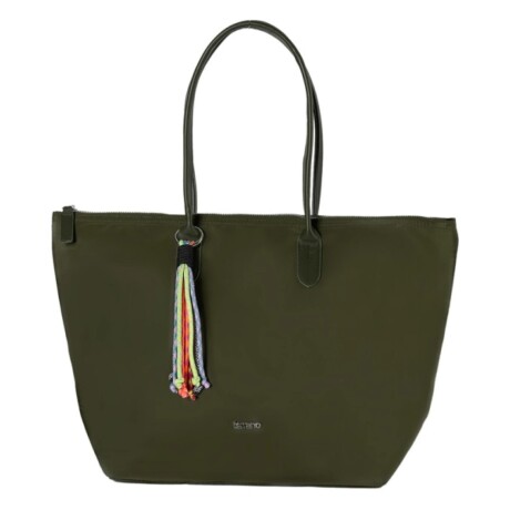 Bolso Terrano Roma Lona Aviador VERDE