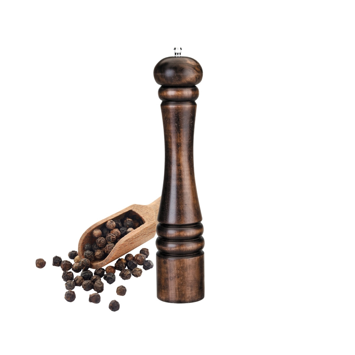 Molinillo Pimienta Elegance Madera 20 cm Ibili 
