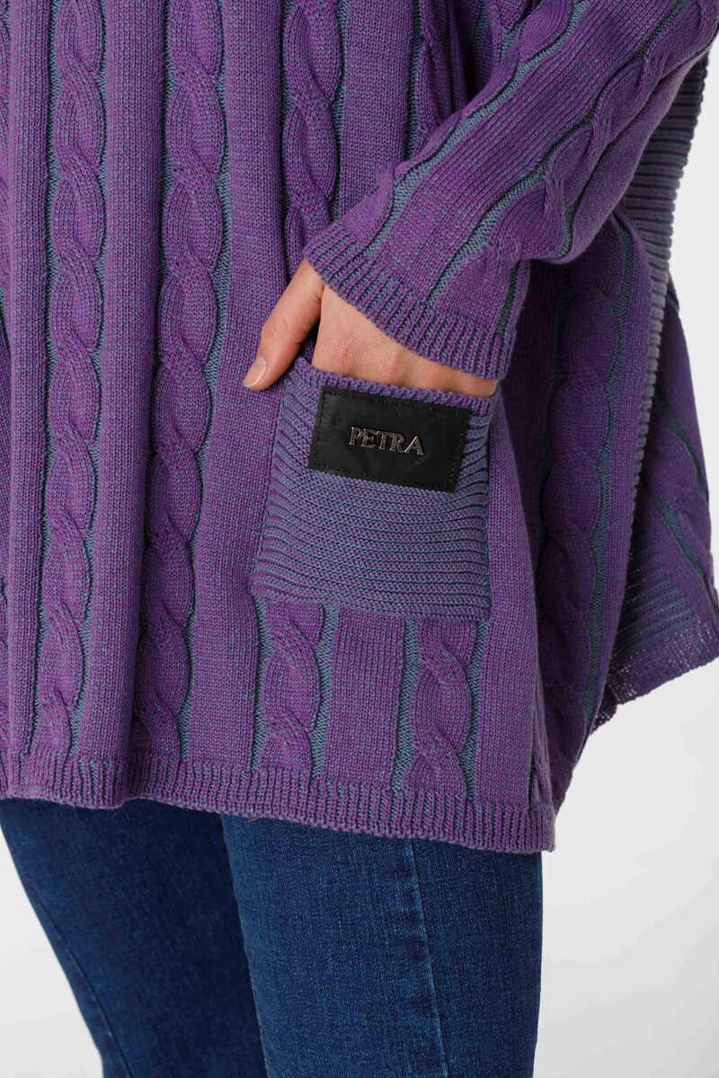Sweater Oceano Petroleo/Violeta
