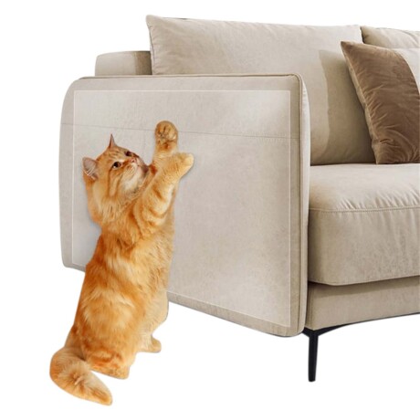 Set X10 Protectores Anti Arañazos Mascotas para Muebles Sofá Transparente