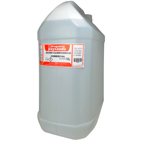 Ácido Clorhídrico Comercial 10 L