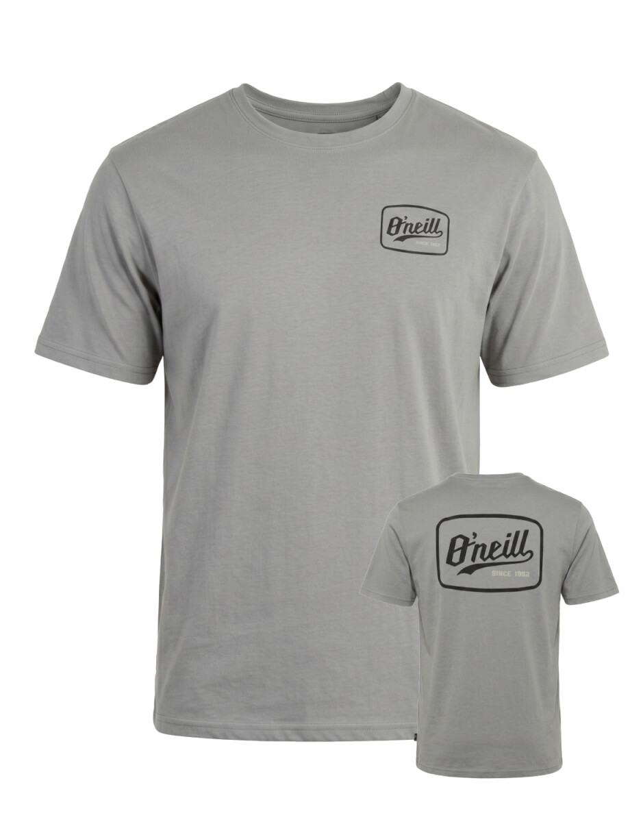 Remera O'Neill 1952 Back Print - Gris 