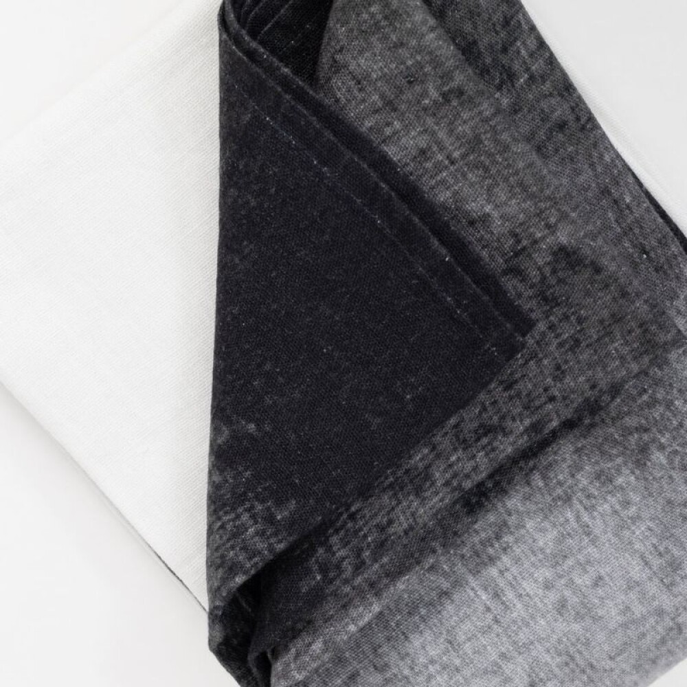 Throw Degradé Lino - Natural + Negro Throw Degradé Lino - Natural + Negro