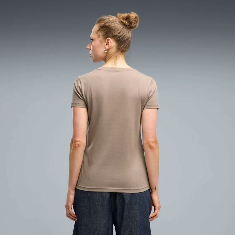 Remera de Mujer Puma Ess N°1 Logo Tee Beige