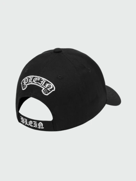 PHILIPP PLEIN - gorra negra Smile con diseño bordado Negro