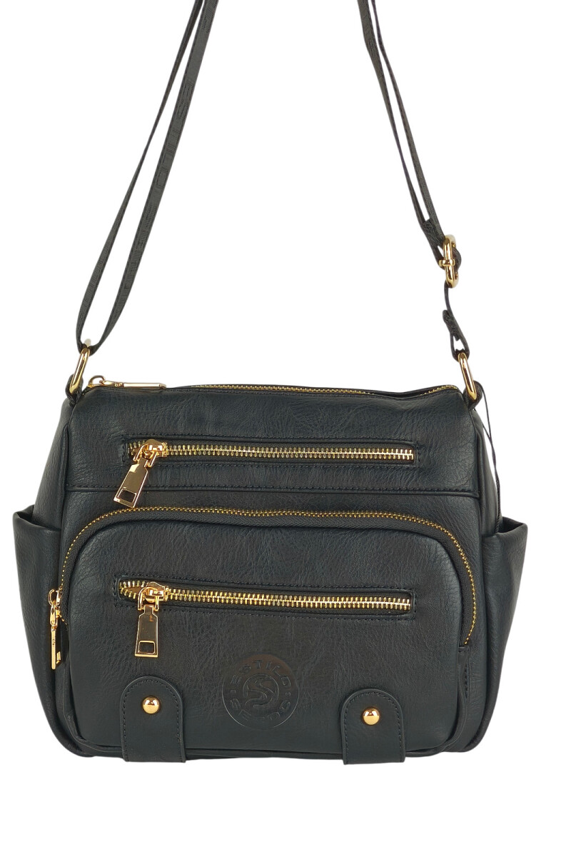 Bandolera varios cierres Negro