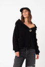 CARDIGAN CON CAPUCHA Negro