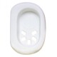 GINYPLAS ACCESORIO PARA BAÑO PORTA CEPILLO & VASO BLANCO Ginyplas Accesorio Para Baño Porta Cepillo & Vaso Blanco