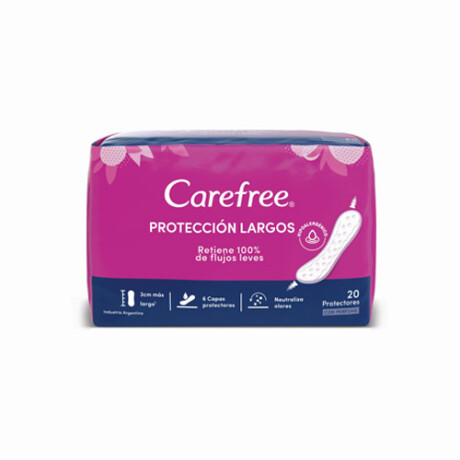 CAREFREE PROTECTORES DIARIOS LARGOS CON PERFUME 20 UNIDADES CAREFREE PROTECTORES DIARIOS LARGOS CON PERFUME 20 UNIDADES