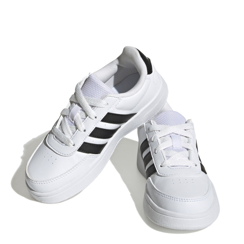 Championes de Niños Adidas Breaknet Lifestyle Court Blanco - Negro