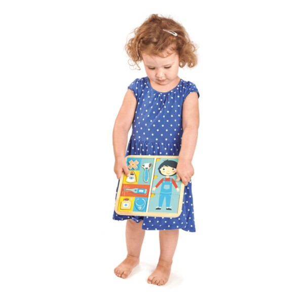 Juguete Puzzle Ouch Doctor Tender Leaf Niños Madera Juguete Puzzle Ouch Doctor Tender Leaf Niños Madera