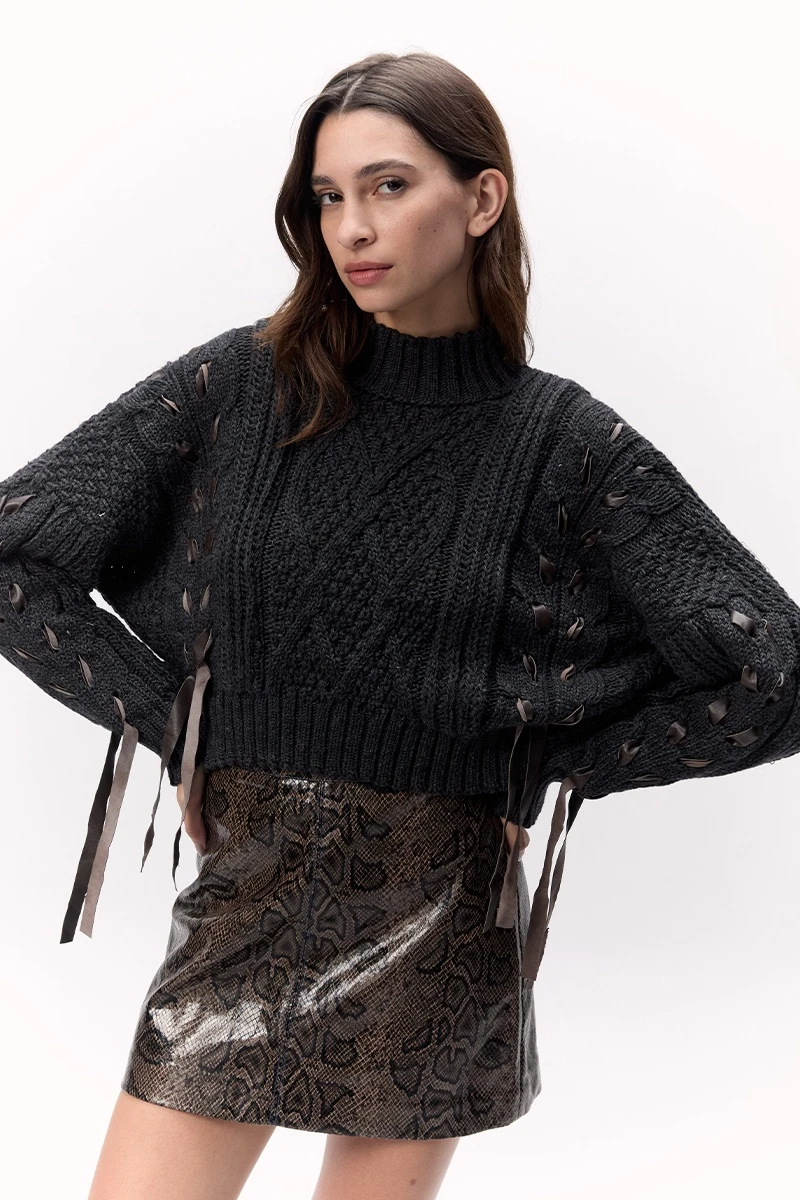 Falda Luna Marron