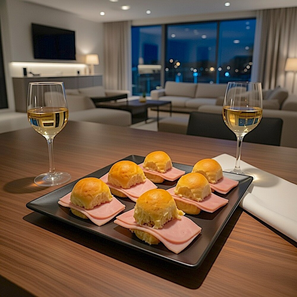 6 Pebetes de Jamón 6 Pebetes de Jamón