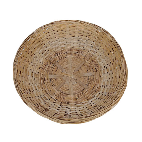OUTLET Canasto mimbre redondo 28*8 cm Outlet Canasto Mimbre Redondo 28*8 Cm
