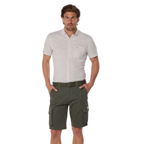 BERMUDA CON CINTO 38-60 VERDE