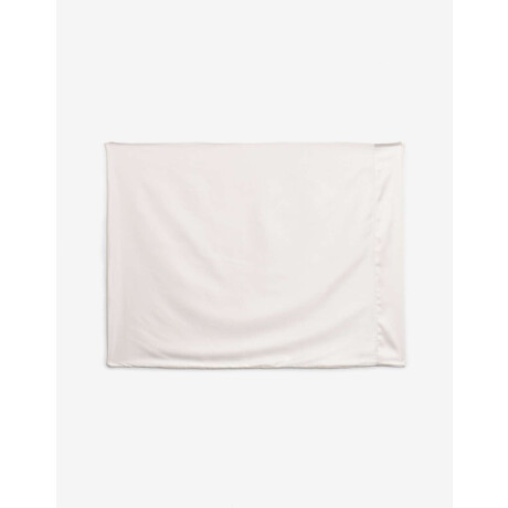 Funda De Almohada De Satén Blanco Crema