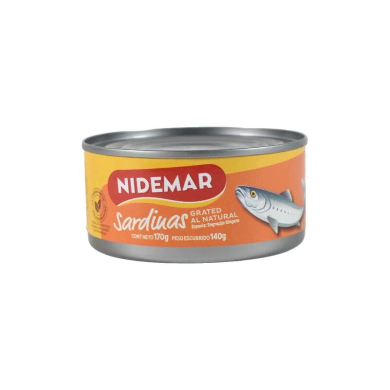 GRATED SARDINAS NIDEMAR 170G Grated Sardinas Nidemar 170g