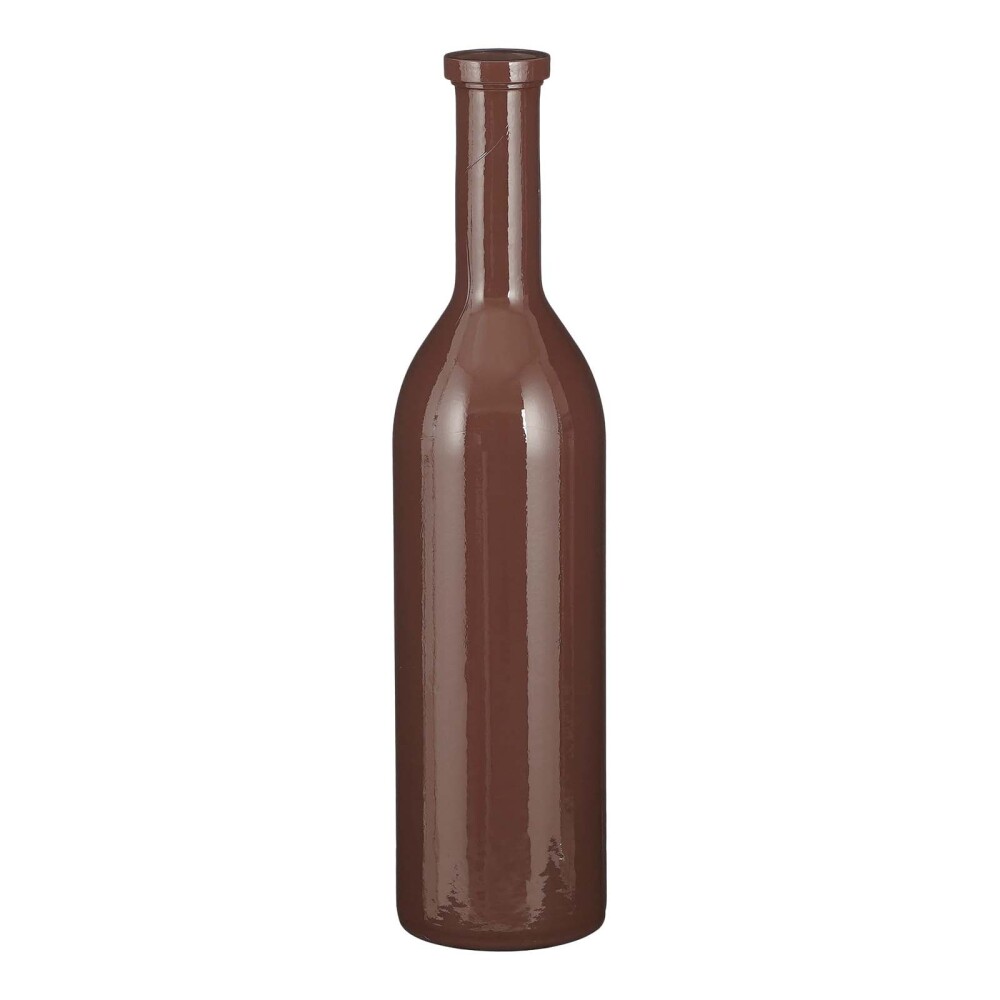 JARRÓN DECORATIVO VIDRIO MARRON RIOJA