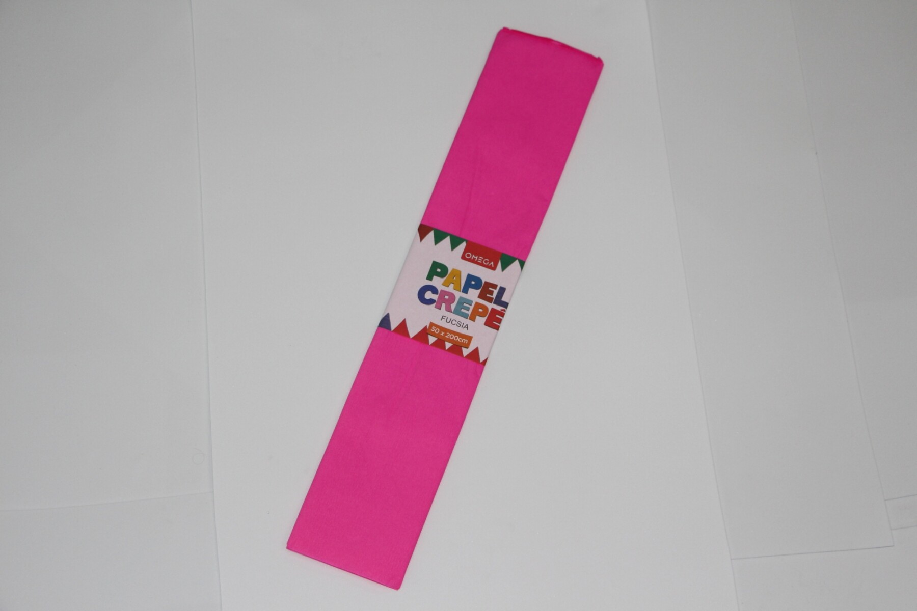 PAPEL CREPE 2MTS.X0.50 - COLOR FUCSIA 