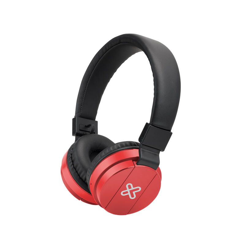 AUDIFONOS BLUETOOTH KLIPXTREME ROJOS,DIADEMA ERGONOMICA, MICROFONO