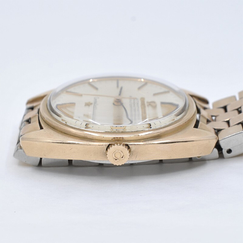 Omega Constellation Enchapado En Oro 168.017 Año 1966 Malla Original Omega Constellation Enchapado En Oro 168.017 Año 1966 Malla Original