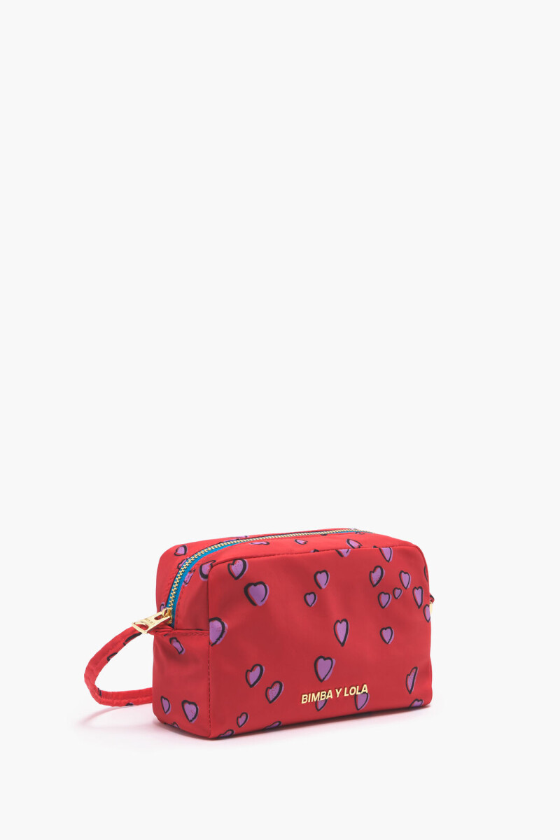 Neceser rectangular M Rojo