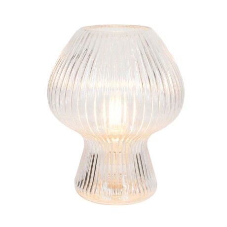 LÁMPARA DE MESA VIDRIO TRANSPARENTE LT95179