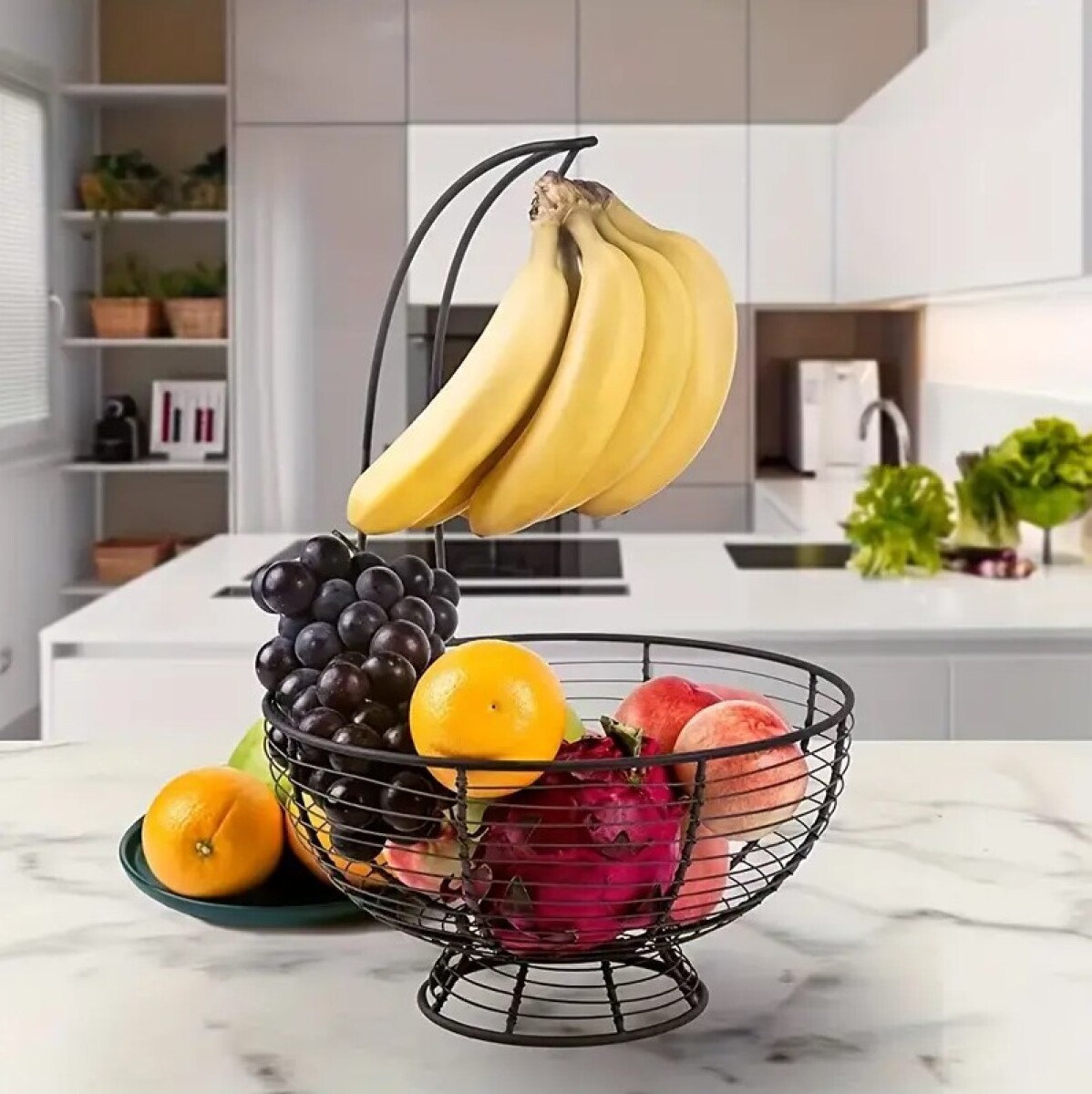 Frutera Piso Metálica Alto 42cm x Ø 28cm 