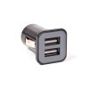 Cargador Para Auto Doble Usb, Con Led, Input 12v Output 5v 3100ma, Color Negro Cargador Para Auto Doble Usb, Con Led, Input 12v Output 5v 3100ma, Color Negro