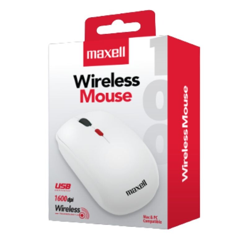 Mouse Maxell Wireless Blanco Mouse Maxell Wireless Blanco