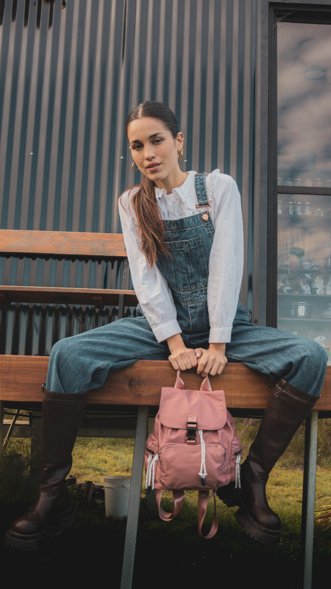 MOCHILA ESTAMBUL - ROSA MAUVE 