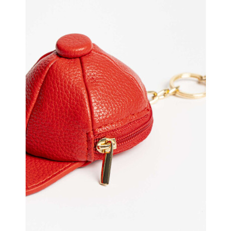 Llavero De Pu Con Gorra Rojo Medio