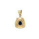 Dije En Oro 18K Con Zafiro Dije En Oro 18K Con Zafiro