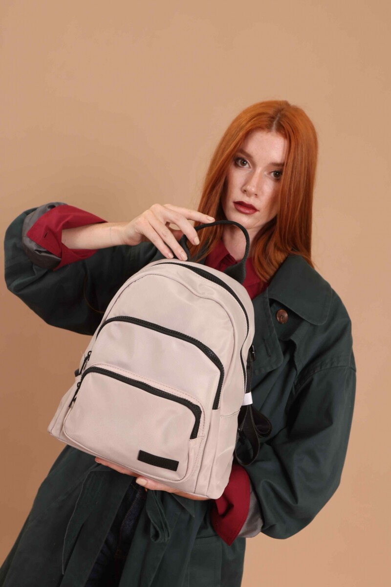 MOCHILA FLOR DE LOTO - VISON 