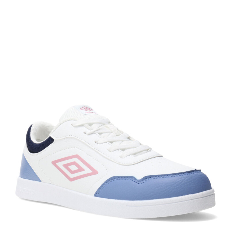 Championes de Mujer Umbro Blanco - Celeste - Rosado