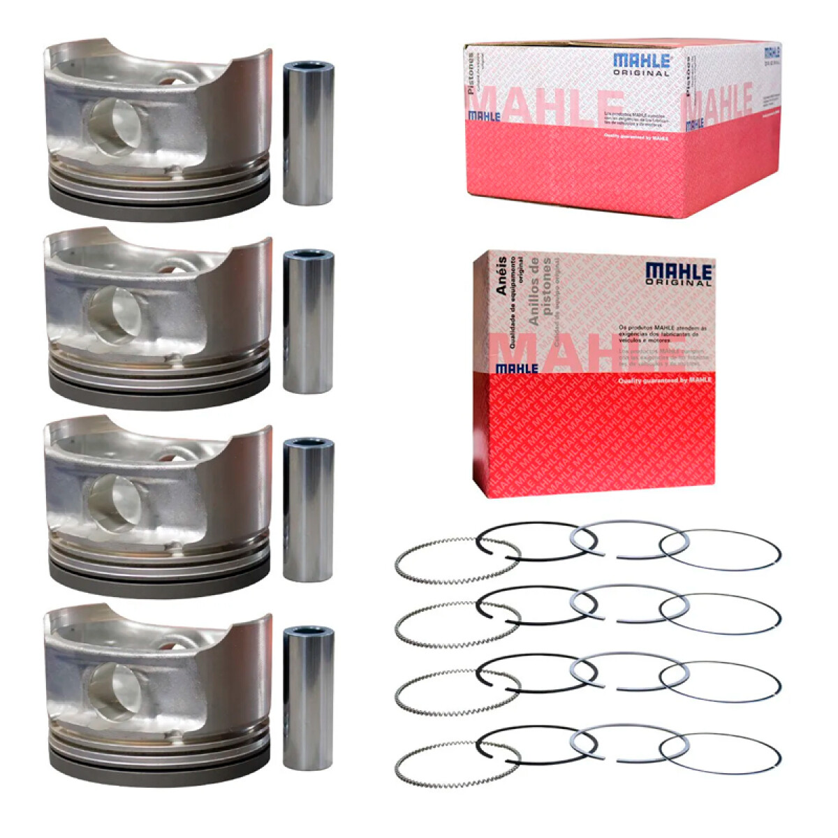 PISTON RENAULT JGO C/AROS STD LOGAN SANDERO 1.6 8V K7M 79.5MM MAHLE 