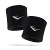 Muñequeras Deportivas Absorventes Everlast Negro
